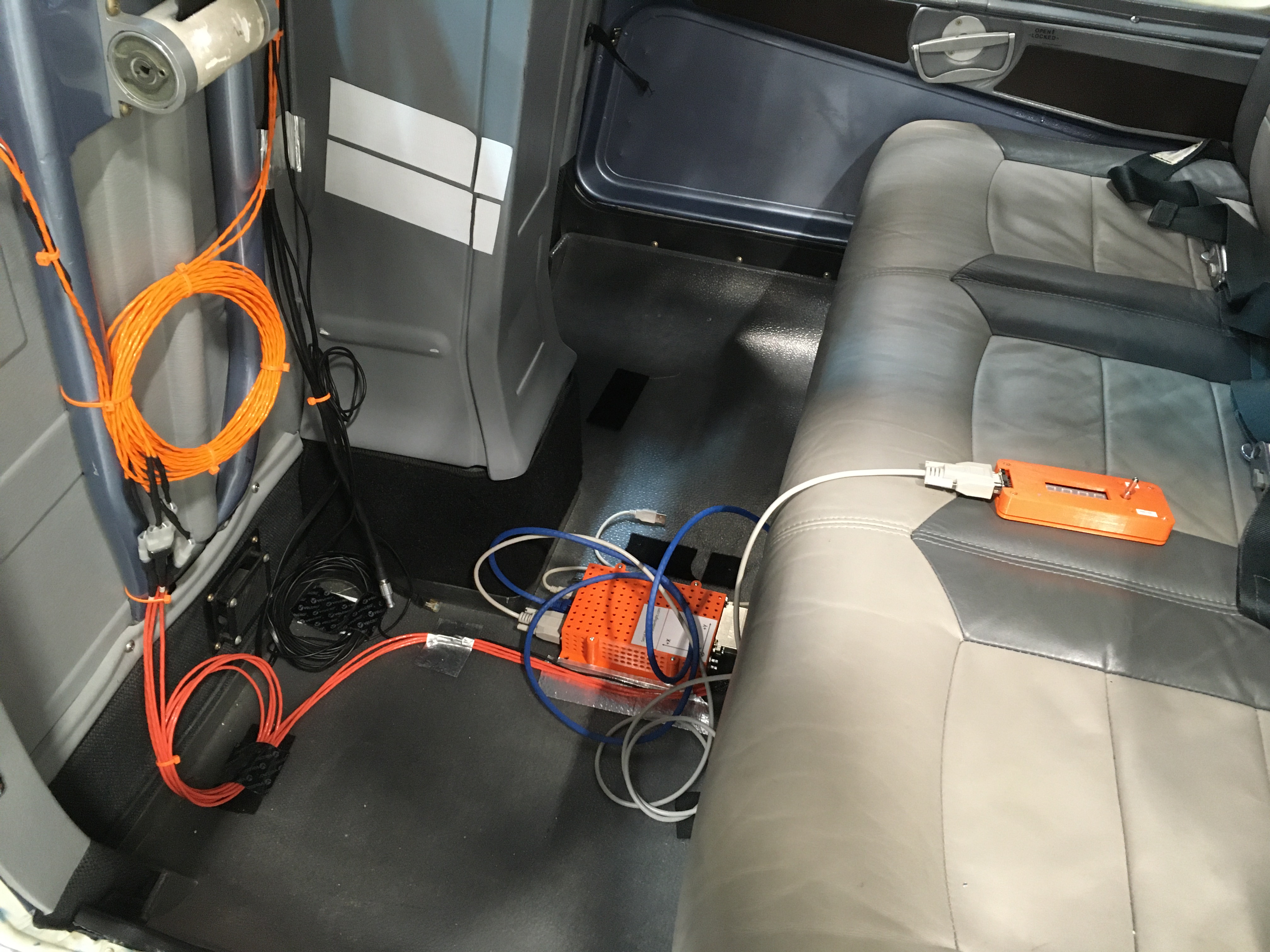 PDAS prototype installed in the Bell 206