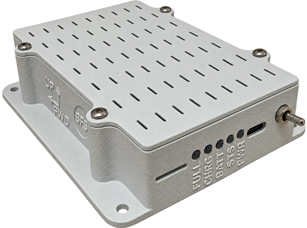 V2 OnFlight Hub case with its four-hole mounting flange.